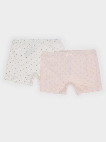 Patterned 2-Pack Girls' Boxer Set