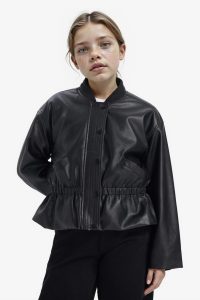Collar Bomber Jacket for Girls
