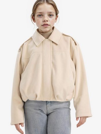 V-Neck Coat for Girls