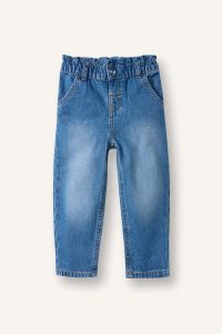 Paperbag Jean Pantolon Kız Bebek