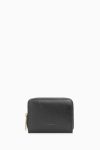 Zippered Mini Wallet - Black