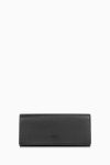 Rectangular Leather Wallet - Black