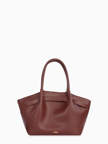 حقيبة دلو - عنابي