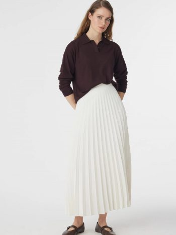 ETK-0155 MARTIN SKIRT 38-44 Ecru Skirt 0155