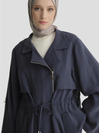 Indigo Crop Jacket Set