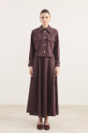 Arlea Kot Jile Elbise - Bordo