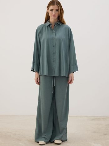 Dark Mint Drawstring Pants