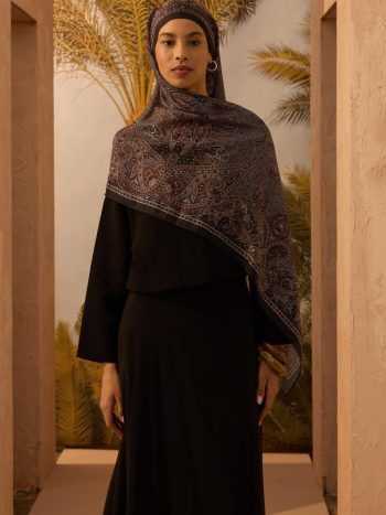 Bohemian Scarf Smoke - Coffee