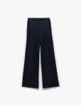 Girls' Viscose Wide-Leg Striped Pants