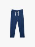 Men's Baby Buttoned Cotton Relaxed Fit Basic Fleece-Lined Sweatpants