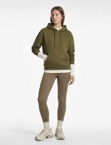 Uzun Kollu Cepli Kapüşonlu Oversize Sweatshirt