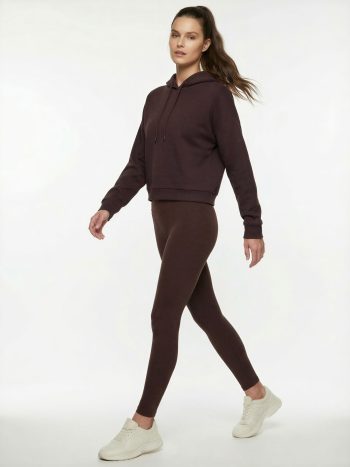 Kapüşonlu Uzun Kollu Oversize Modal Sweatshirt