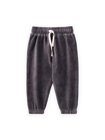Corduroy Velvet Jogger Pants 1-10 Years Smoke Gray