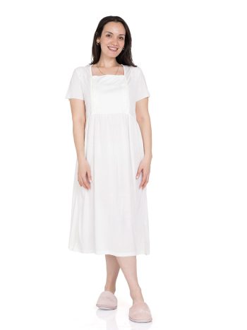Baby Mom Nightgown V-Neck