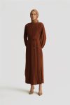 Armine Elbise ORTD9435-1 Acı Kahve