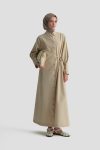 Armine Gömlek Elbise 25KD1003 Vizon