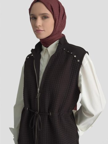 Armine Kapitone Mixli Örme Takım 25KD1603 Siyah