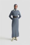 Armine Elbise 25KD7002 İndigo