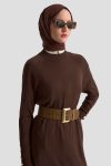 فستان أرمين 25KD7002 قهوة مُرّة