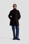 Armine Bağcıklı Safari Tunik 25KD9012 Siyah
