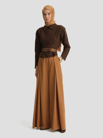 26Y2801 Armine Pantolon Etek Taba