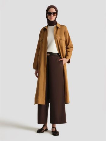 26Y4705 Armine Tunik Elbise Sahra