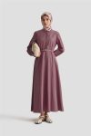 Armine Elbise 25YD9178 Bordo