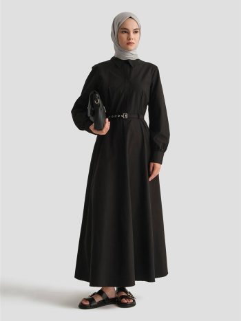 فستان أرمن 25YD9178 أسود