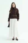 Belted Short Bitter Coffee Trench Coat