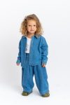 Cotton Shirt for Ages 2-7 in Blue
