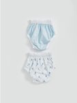 Beli Lastikli Unisex Bebek Alıştırma Külot 2'li