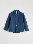 Indigo Pocket Basic Boys' Shirt