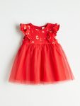 Red Bicycle Neckline Baby Girl Tutu Dress