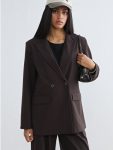 Brown Women's Blazer Jacket