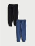 Indigo Waist Elastic Boys' Jogger Sweatpants 2-Pack