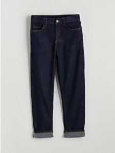 Siyah Regular Fit Erkek Çocuk Jean Pantolon