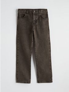 Kahverengi Loose Fit Erkek Çocuk Jean Pantolon