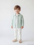 Turquoise Blue Baby Boy 3-Piece Set