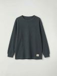 Anthracite Bicycle Collar Boys' Long Sleeve T-Shirt