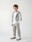 Gray Elastic Waist Boys' Sweatpants