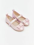 Pink Bow Detail Girl's Baby Ballet Flats