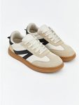 Beige Laced Boys' Sports Shoes