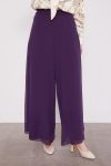 Murdum Wide-Leg Chiffon Pants