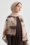 Maren Crepe Silk Scarf - Powder Pink