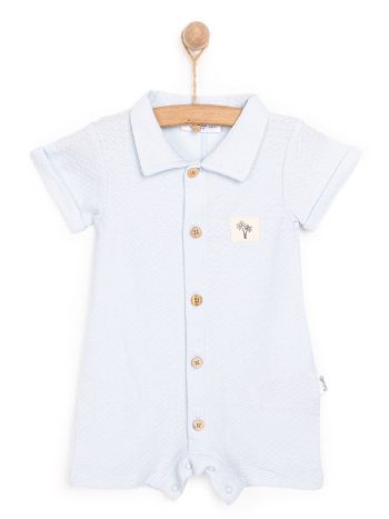 ملابس رضيع قصيرة للأولاد حديثي الولادة - مغامرة جيدة باللون الأزرق