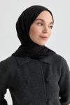 Miray Jakar Doğal Eşarp - Siyah