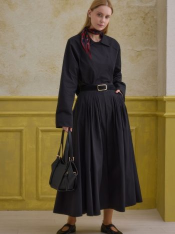 100% Cotton Skirt Black