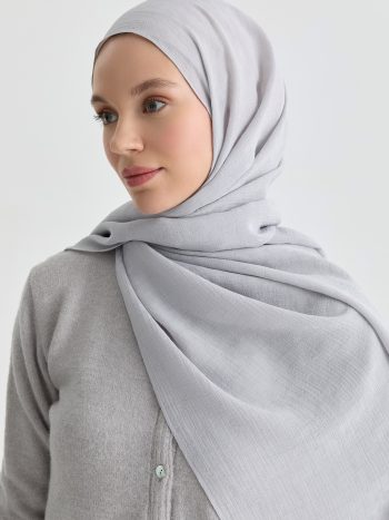 Tulin Jacquard Shawl - Grey