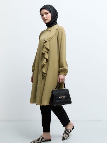 Metal Aksesuarlı Çanta - Siyah