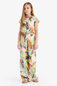 Girls' Patterned Palazzo Wide-Leg Pants